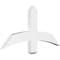 Ekena Millwork Bellingham Architectural Grade PVC Gable Bracket, 36"W x 18"H x 2"D x 4"F, 12/12 Pitch GBP036X18X0204BEL00 - alternate 1